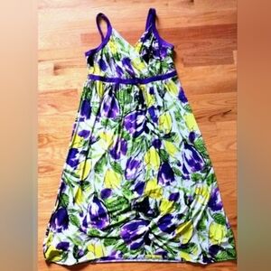 EC Lane Bryant Floral Maxi Dress